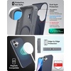 image:imageZAGG SoHo Snap GrapheneReinforced Case for iPhone 16 Pro 63Inch MagSafe Compatible Dual Layer Protection Heat Dissipation Shockproof Phone Back Cover BlueNavy Blue Gray
