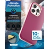 image:imageZAGG SoHo Snap GrapheneReinforced Case for iPhone 16 Pro 63Inch MagSafe Compatible Dual Layer Protection Heat Dissipation Shockproof Phone Back Cover BlueCurrant Red Pink