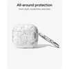 image:imageZAGG Case with Carabiner for AirPods 4  Wireless Charging Compatible Protective Cover  360 Drop Dust amp Scratch Protection Durable Silicone Design Boho BlossomBoho Blossom
