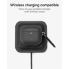image:imageZAGG Case with Carabiner for AirPods 4  Wireless Charging Compatible Protective Cover  360 Drop Dust amp Scratch Protection Durable Silicone Design Boho BlossomBlack