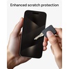 image:imageZAGG Elite Privacy 360 Glass Screen Protector for iPhone 15 Pro  5X Ultra Strong Tempered Glass 4Way Privacy Filter Scratch Protection AntiSmudge Easy to Install InvisibleShield