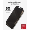 image:imageZAGG Elite Privacy 360 Glass Screen Protector for iPhone 15 Pro  5X Ultra Strong Tempered Glass 4Way Privacy Filter Scratch Protection AntiSmudge Easy to Install InvisibleShield