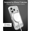 image:imageZAGG Santa Cruz Snap Case with Kickstand for iPhone 17 Pro  Jet Black Drop Protection 13ft4m MagSafe Charging Compatible ClearGuard AntiYellowing Technology Scratch Resistant Phone CaseSilver