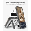 image:imageZAGG Santa Cruz Snap Case with Kickstand for iPhone 17 Pro  Jet Black Drop Protection 13ft4m MagSafe Charging Compatible ClearGuard AntiYellowing Technology Scratch Resistant Phone CaseBlack