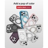 image:imageZAGG Santa Cruz Snap Case with Kickstand for iPhone 17 Pro  Jet Black Drop Protection 13ft4m MagSafe Charging Compatible ClearGuard AntiYellowing Technology Scratch Resistant Phone CaseWhite