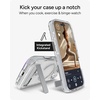 image:imageZAGG Santa Cruz Snap Case with Kickstand for iPhone 17 Pro  Jet Black Drop Protection 13ft4m MagSafe Charging Compatible ClearGuard AntiYellowing Technology Scratch Resistant Phone CaseSilver