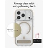 image:imageZAGG Santa Cruz Snap Case with Kickstand for iPhone 17 Pro  Jet Black Drop Protection 13ft4m MagSafe Charging Compatible ClearGuard AntiYellowing Technology Scratch Resistant Phone CaseTitanium