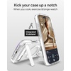 image:imageZAGG Santa Cruz Snap Case with Kickstand for iPhone 17 Pro  Jet Black Drop Protection 13ft4m MagSafe Charging Compatible ClearGuard AntiYellowing Technology Scratch Resistant Phone CaseWhite