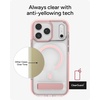 image:imageZAGG Santa Cruz Snap Case with Kickstand for iPhone 17 Pro  Jet Black Drop Protection 13ft4m MagSafe Charging Compatible ClearGuard AntiYellowing Technology Scratch Resistant Phone CasePink Sorbet