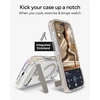 image:imageZAGG Santa Cruz Snap Case with Kickstand for iPhone 17 Pro  Jet Black Drop Protection 13ft4m MagSafe Charging Compatible ClearGuard AntiYellowing Technology Scratch Resistant Phone CaseTitanium