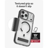 image:imageZAGG Santa Cruz Snap Case with Kickstand for iPhone 17 Pro  Jet Black Drop Protection 13ft4m MagSafe Charging Compatible ClearGuard AntiYellowing Technology Scratch Resistant Phone CaseBlack