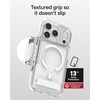 image:imageZAGG Santa Cruz Snap Case with Kickstand for iPhone 17 Pro  Jet Black Drop Protection 13ft4m MagSafe Charging Compatible ClearGuard AntiYellowing Technology Scratch Resistant Phone CaseWhite