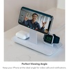 image:imagemophie 3in1 Magsafe Wireless Charging Stand for Apple iPhone AirPodsAirPods Pro amp Watch 15W SuperFast Charging Stylish Gloss Finish  White MagSafe charger not included 403108005