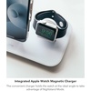 image:imagemophie 3in1 Magsafe Wireless Charging Stand for Apple iPhone AirPodsAirPods Pro amp Watch 15W SuperFast Charging Stylish Gloss Finish  White MagSafe charger not included 403108005