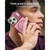 image:imageZAGG Luxe Phone Case for iPhone 18 Pro 17 Pro PinkThrift Pink Tinted