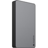 image:imagemophie Powerstation Power Bank  6200 mAh Internal Battery Two 21A Quick Charging USBA Ports Micro USB to USBA Charging Cord Included Stylish Aluminium Finish TripleTested for SafetySpace Gray