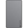 image:imagemophie Powerstation Power Bank  6200 mAh Internal Battery Two 21A Quick Charging USBA Ports Micro USB to USBA Charging Cord Included Stylish Aluminium Finish TripleTested for SafetySpace Gray