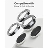 image:imageZAGG Camera Lens Protector for iPhone 18 Pro 18 Pro Max BlueSilver Glitter